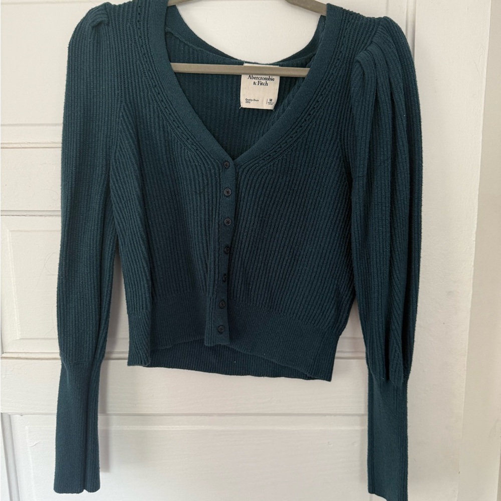 Abercrombie & Fitch Deep Blue Knit Sweater